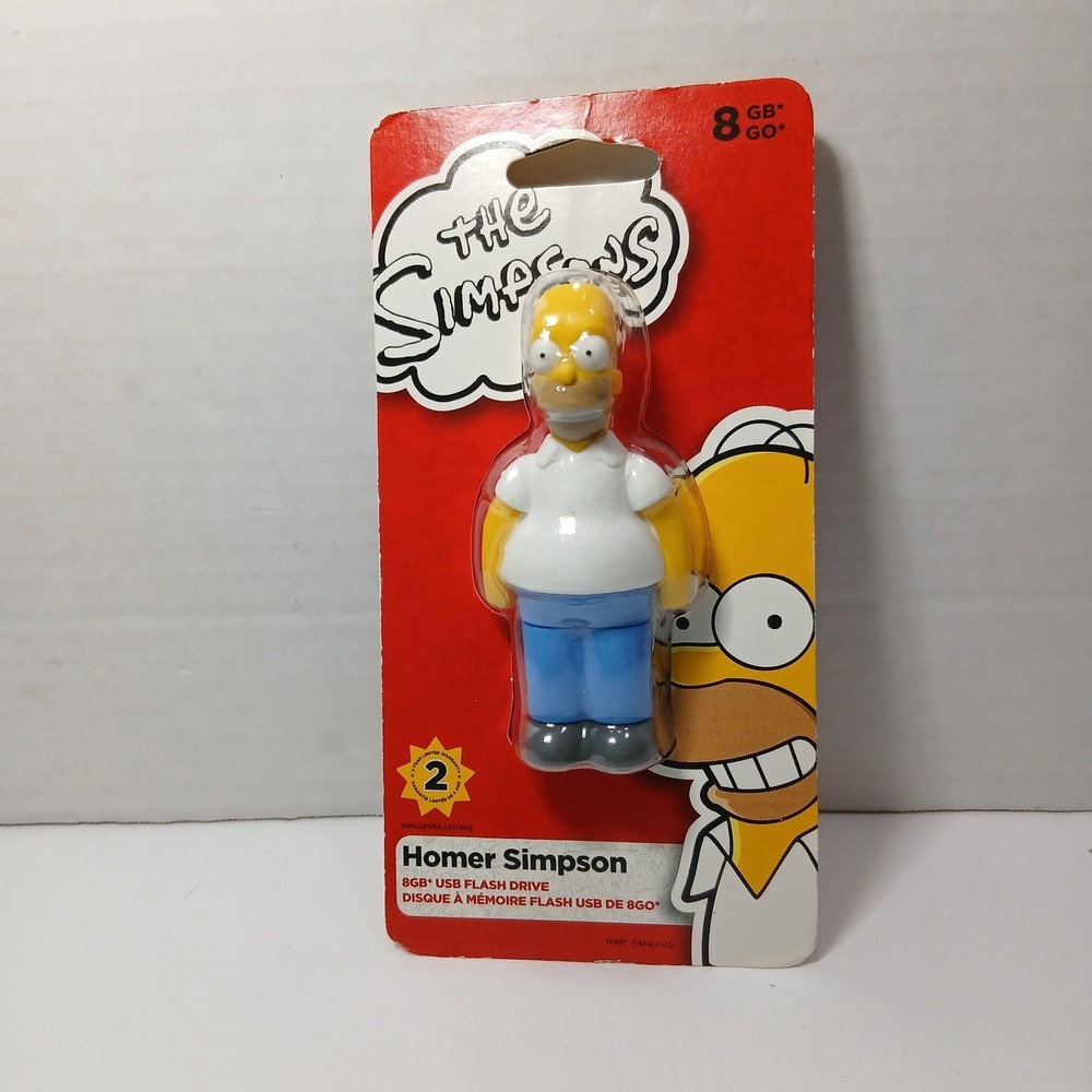 The Simpsons Homer 8 GB USB Flashdrive Sandisk 2011 New In Packaging
